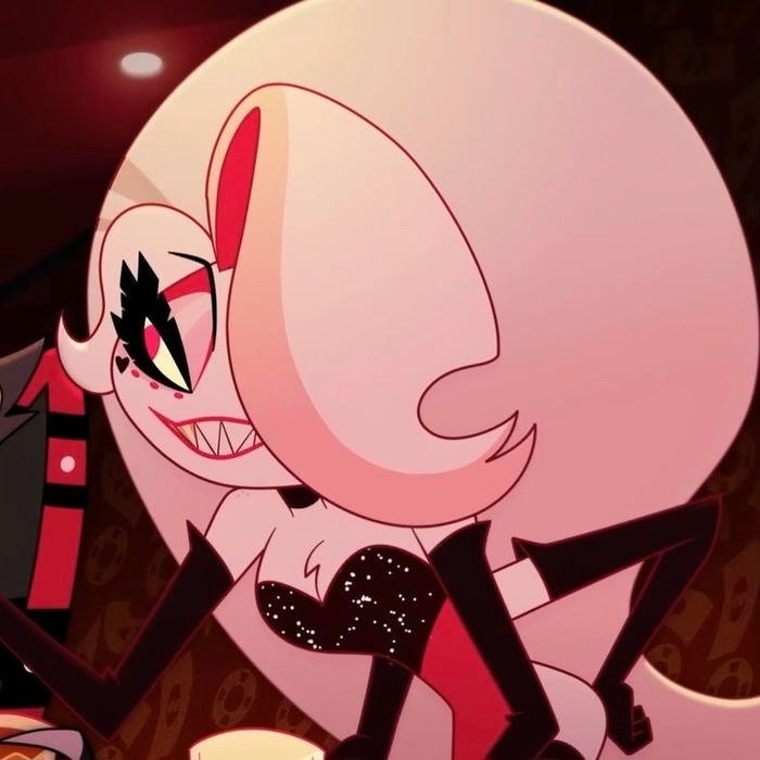 hazbin hotel spider demon angel dust pfp for fans