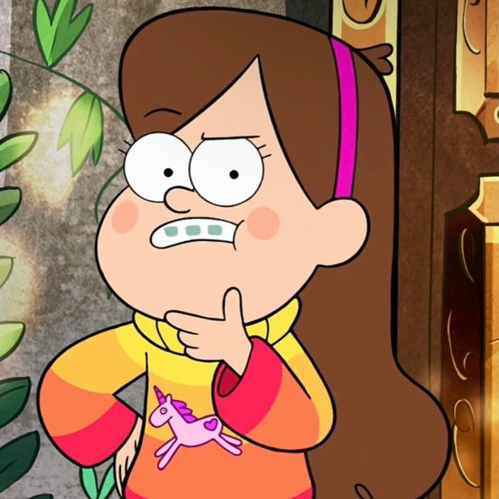 illustrated cartoon pfp girl character icon for profile display