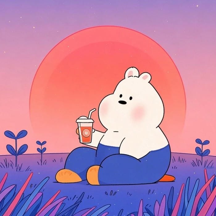 kawaii pfp cozy pastel atmosphere