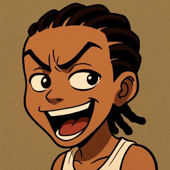 low contrast portrait black guy pfp