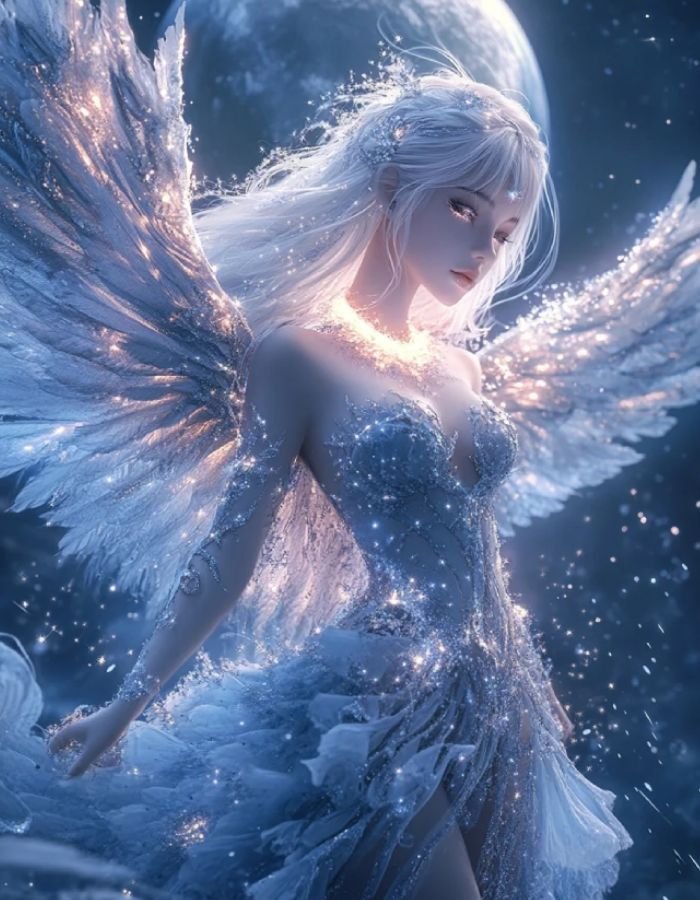 peaceful online identity built on angel pfp concept