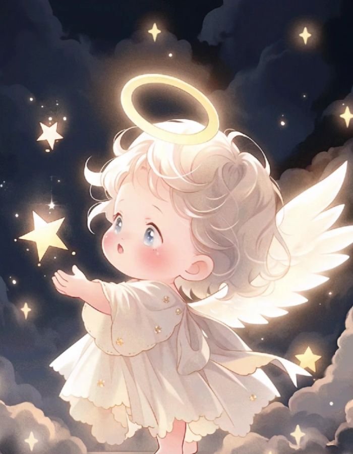 peaceful spiritual identity icon angel pfp
