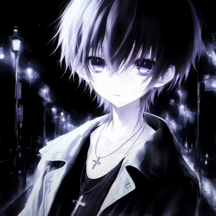 quiet dark tone image in black discord pfp format