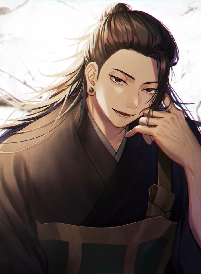 quiet dominance radiates naturally from geto pfp