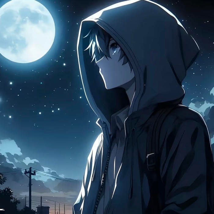 sad boy pfp look filled with hidden pain