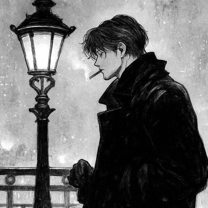 sad boy pfp wrapped in quiet melancholy