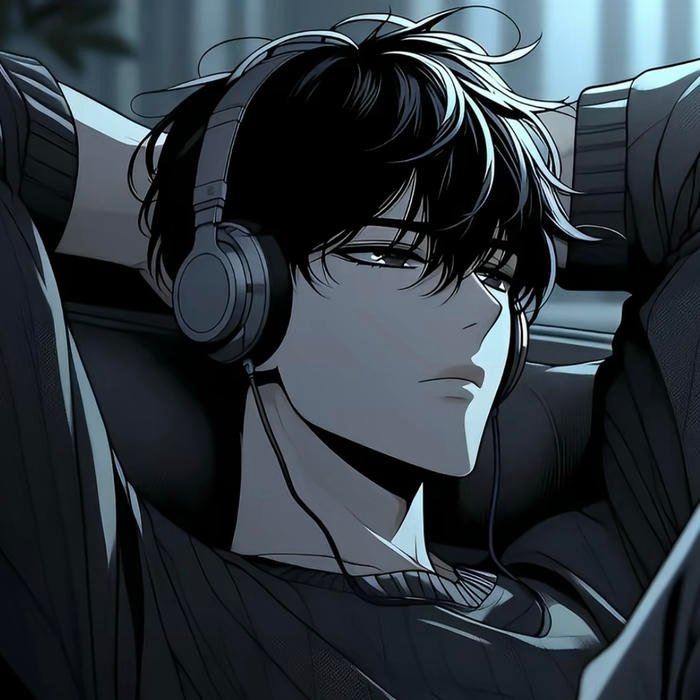 sad boy pfpcarrying emotional heaviness silently