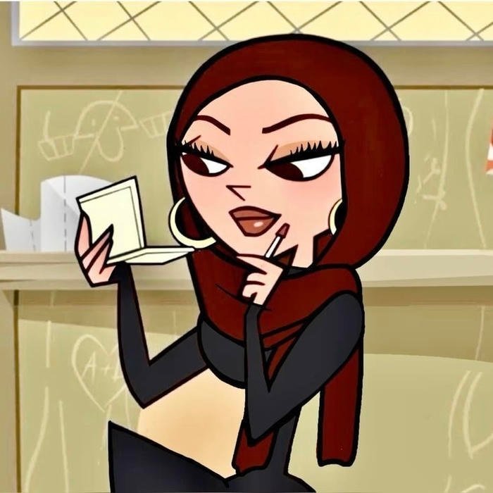 sassy baddie cartoon female profile picture idea