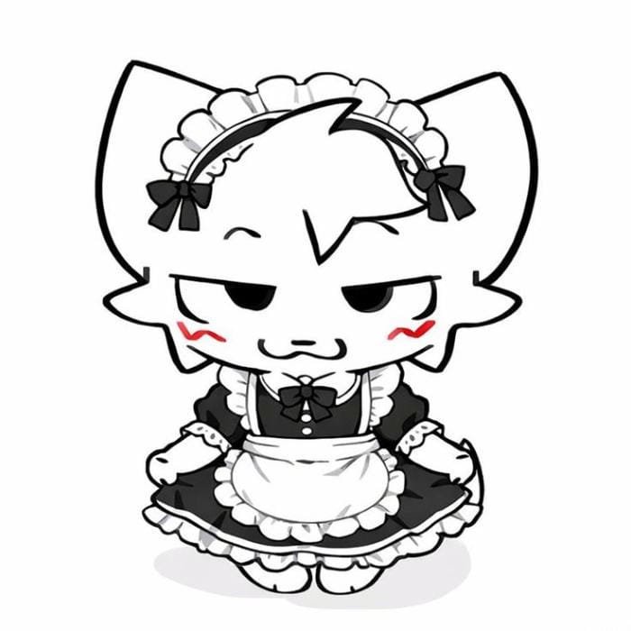 simple cartoon drawing defines boykisser pfp style