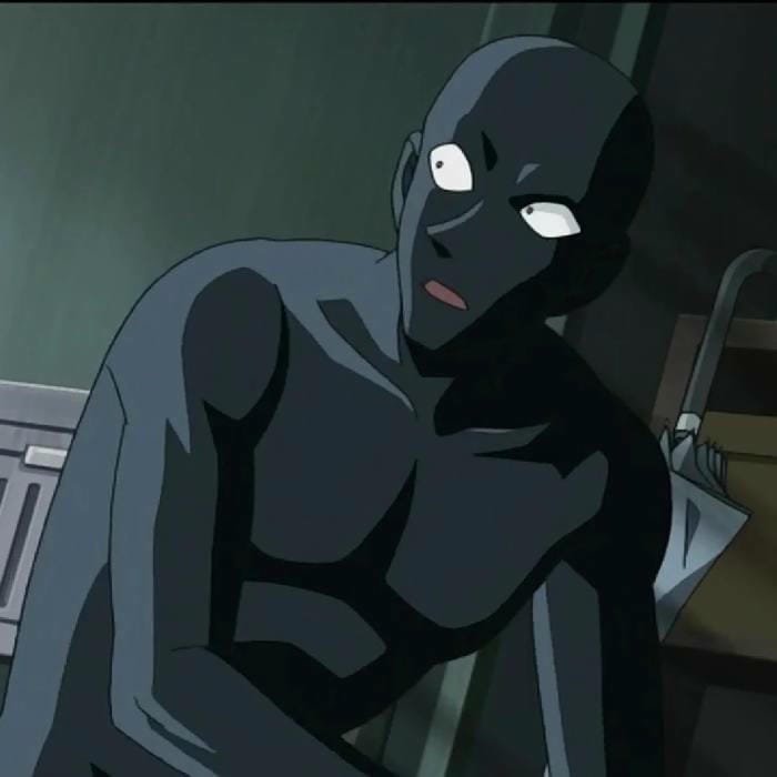 simple headshot image in black guy pfp style