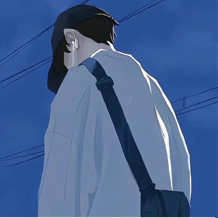 sleek avatar appearance blue discord pfp