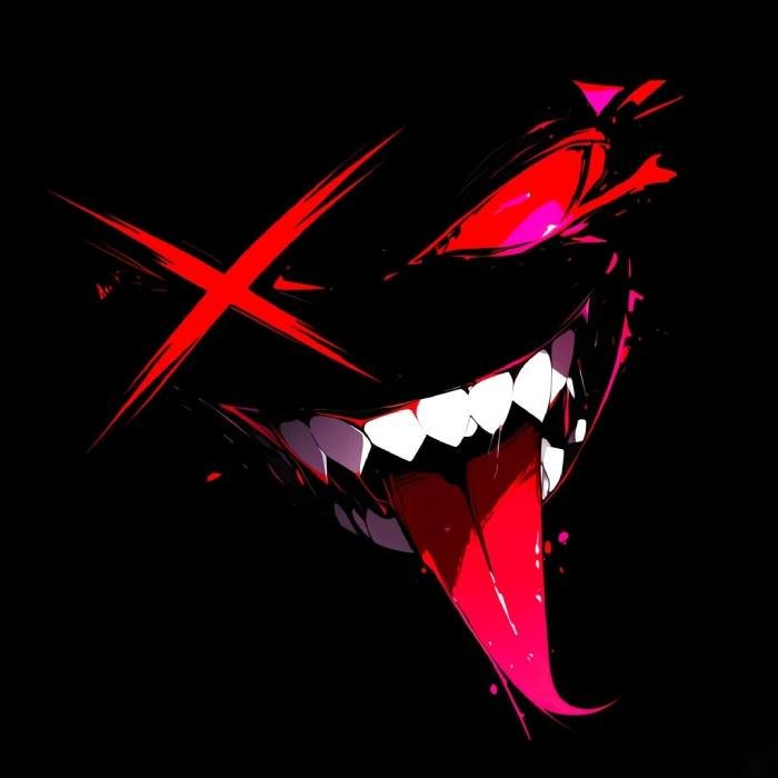 soft contrast image black discord pfp style