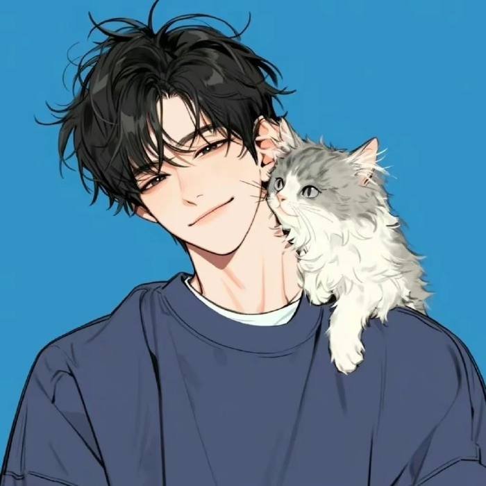 subtle visual expression blue discord pfp