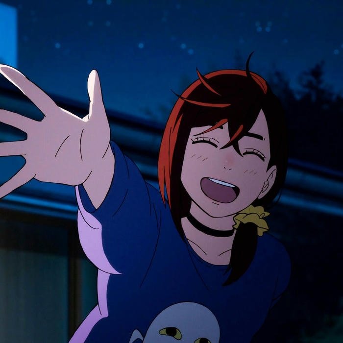 Character driven anime portrait featured as momo ayase pfp