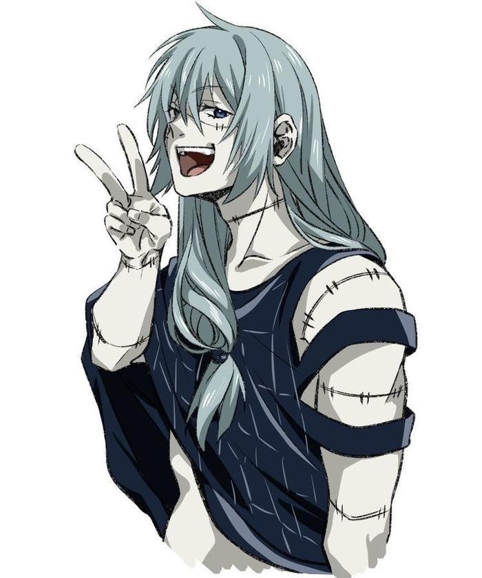 Chilling anime profile concept used for mahito pfp