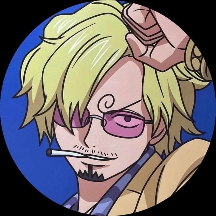 Chivalrous romantic energy subtly reflected through expressive Sanji pfp