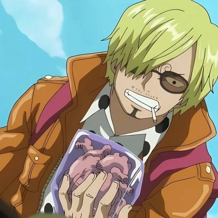 Clean manga panel recreation transformed into crisp Sanji pfp