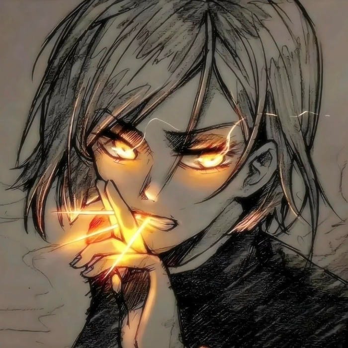 Cold anime pfp carrying heavy silence and introspective tension