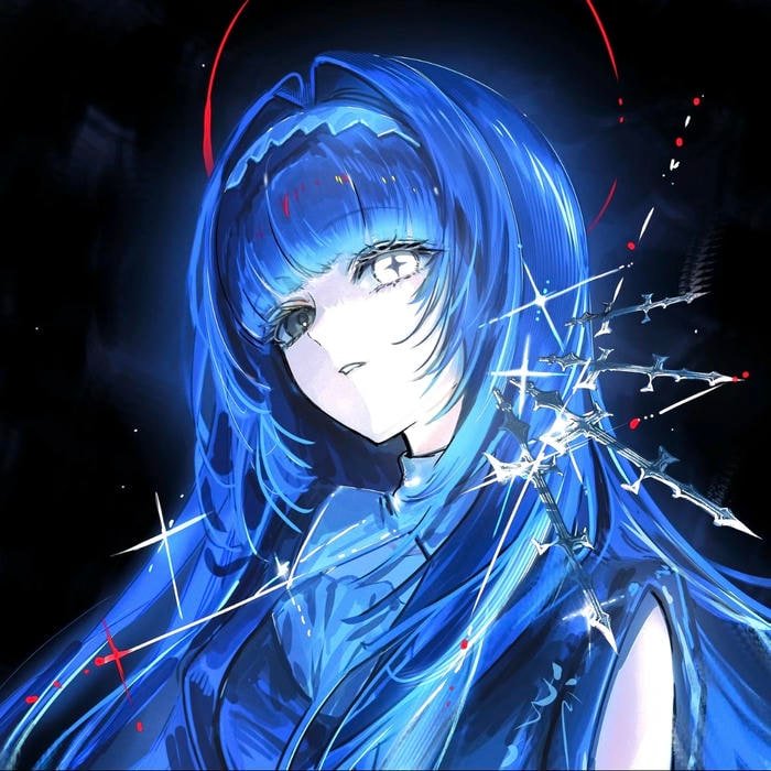 Cold anime pfp infused with numb atmosphere and hollow expression