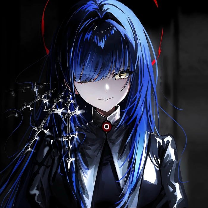 Cold anime pfp suggesting emotional barricades and introspective calm