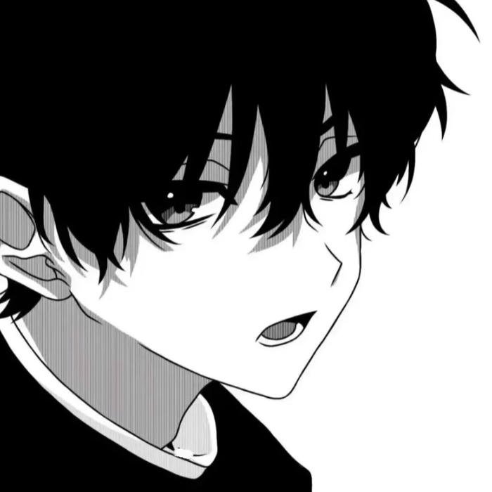 Cool anime male close view prepared for anime man pfp