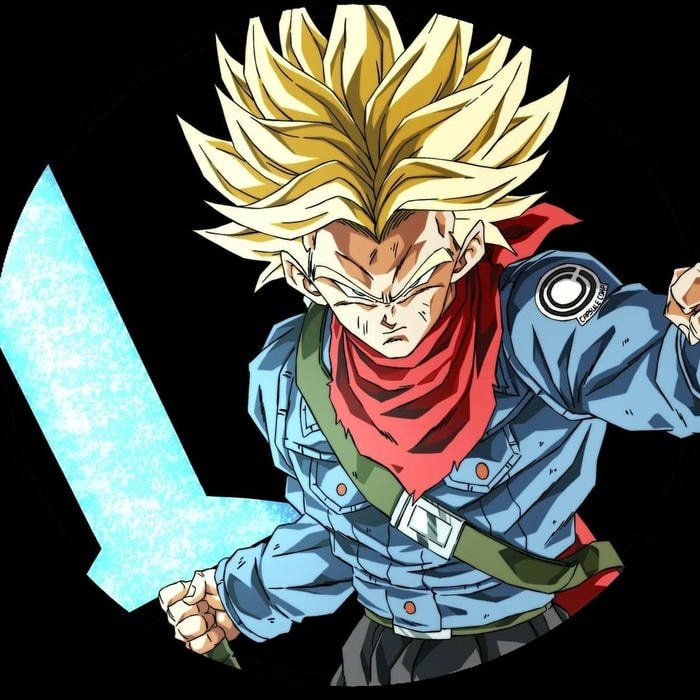 Cracked battlefield backdrop amplifying dramatic tension in Vegito pfp