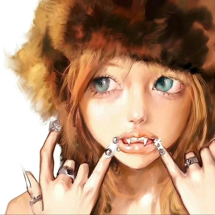 Crazy pfp fueled by erratic thoughts and unstable confidence