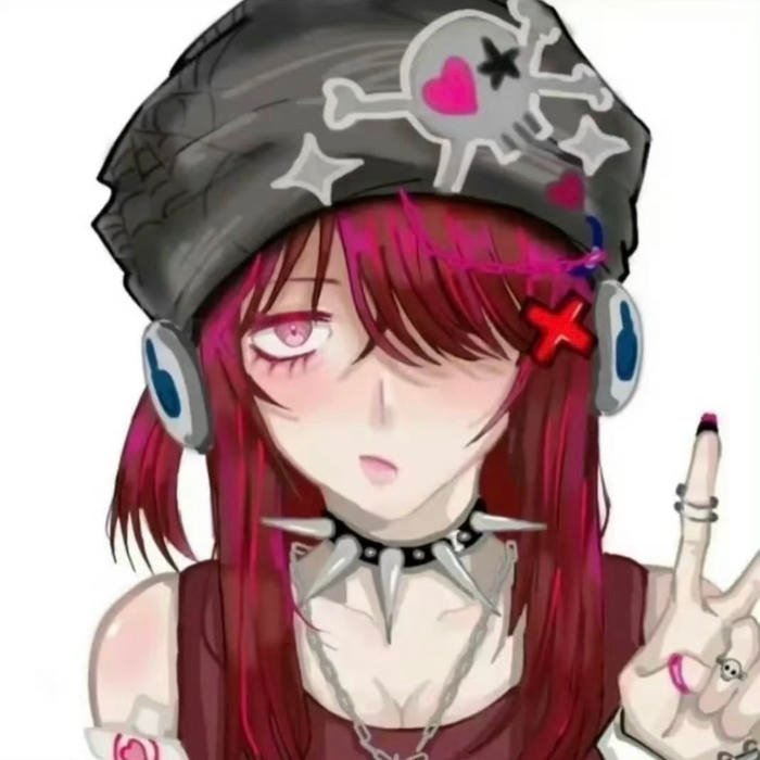 Crazy pfp reflecting reckless emotion without logical boundaries