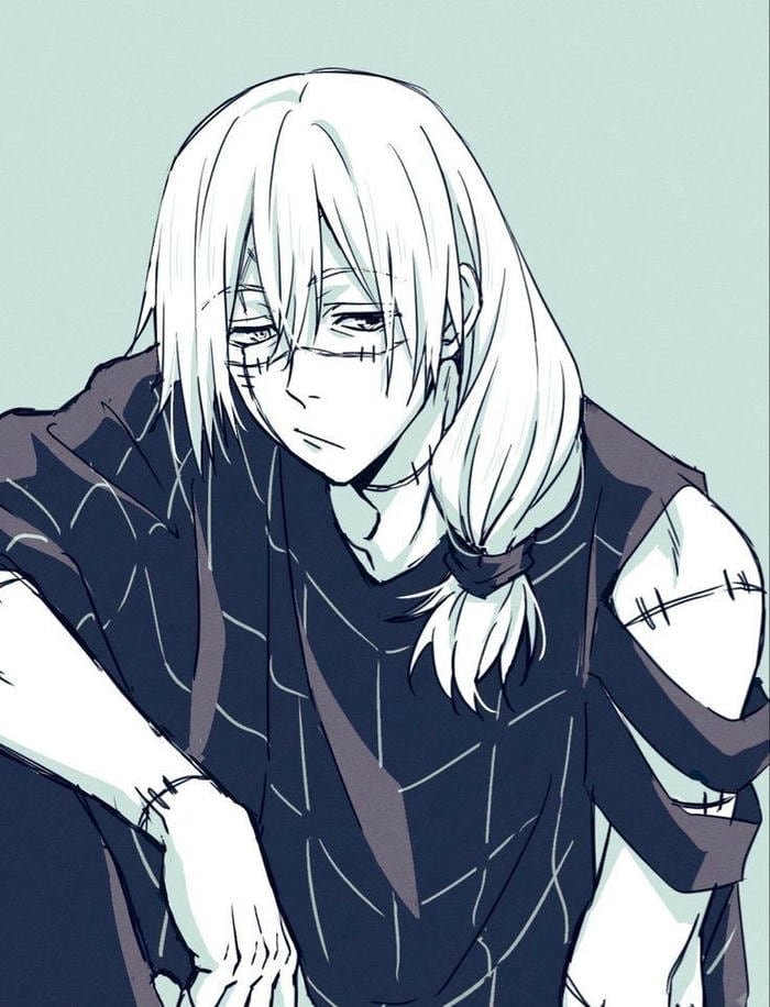 Cruel amusement visible behind expression in mahito pfp