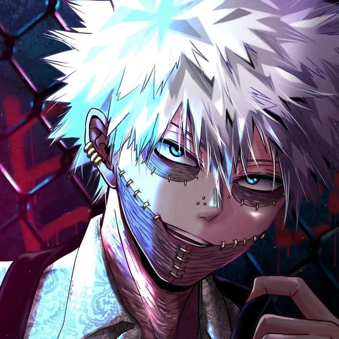 Dark psychological anime profile concept using dabi pfp