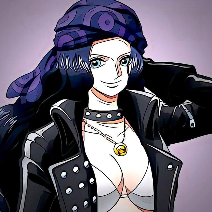 Dark yet refined anime aesthetic expressed by robin pfp