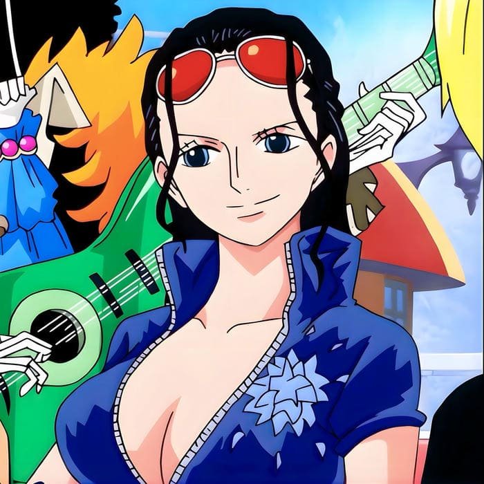 Deep color tones shaping the visual style of robin pfp