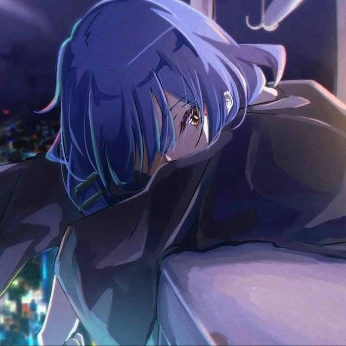 Depressed pfp carrying silent struggles and unspoken exhaustion