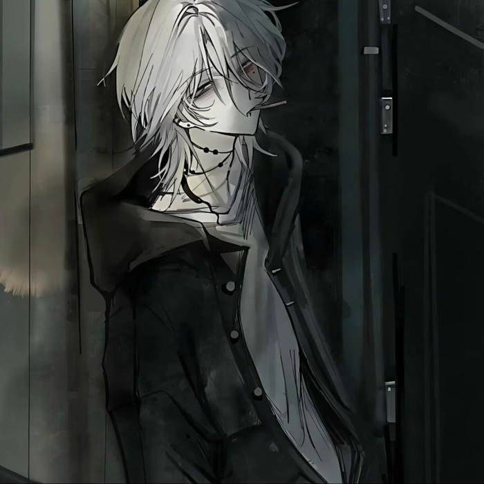 Depressed pfp communicating hopelessness through restrained expression