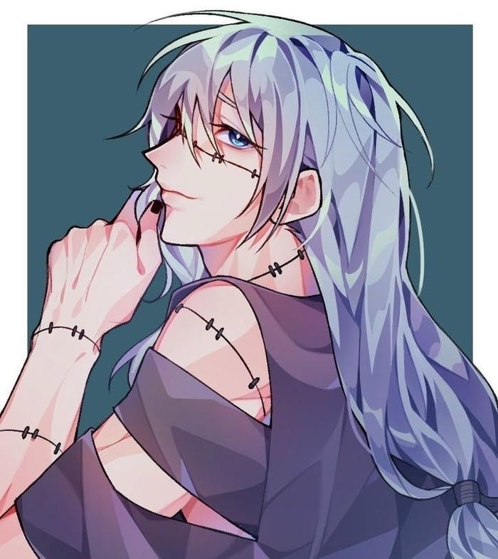 Discomfort inducing anime avatar built around mahito pfp