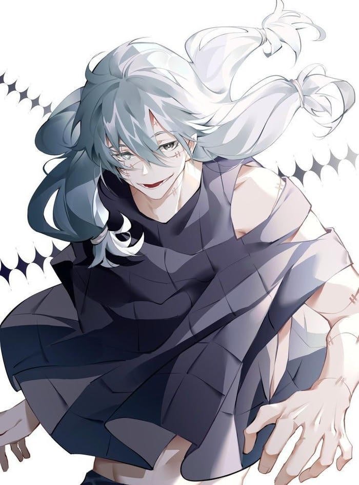 Eerie anime presence lingering throughout mahito pfp