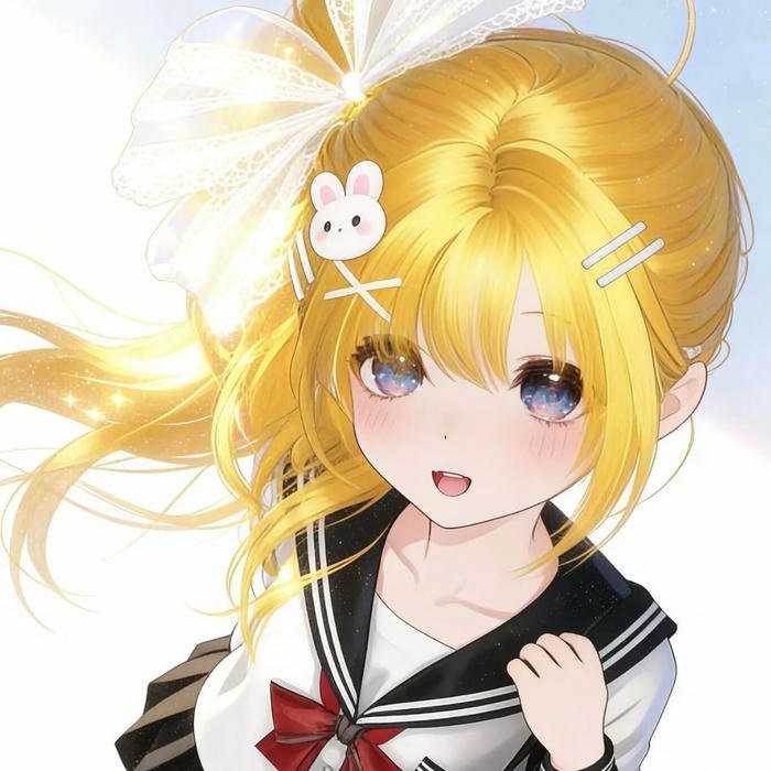 Elegant anime waifu pfp highlighting smooth color harmony