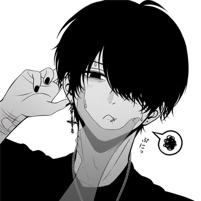 Emo anime boy pfp expressing fashion through anime character design