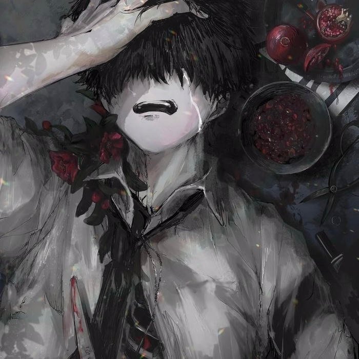 Emotional retreat sad anime pfp boy stepping inward