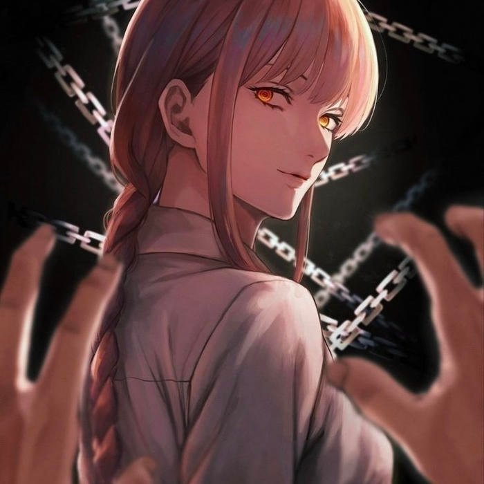 Emotionally distant anime vibe shown in makima pfp