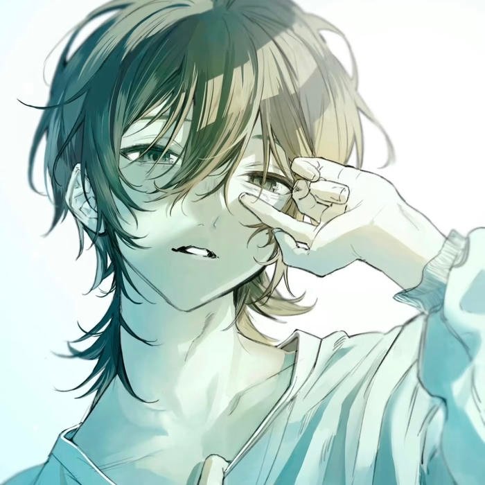 Expressive eyes artwork commonly chosen as anime man pfp