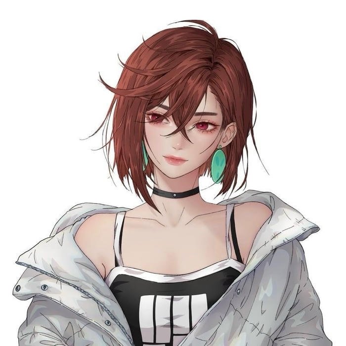 Expressive facial focus making momo ayase pfp memorable