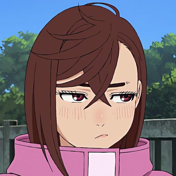 Expressive yet controlled look defining momo ayase pfp
