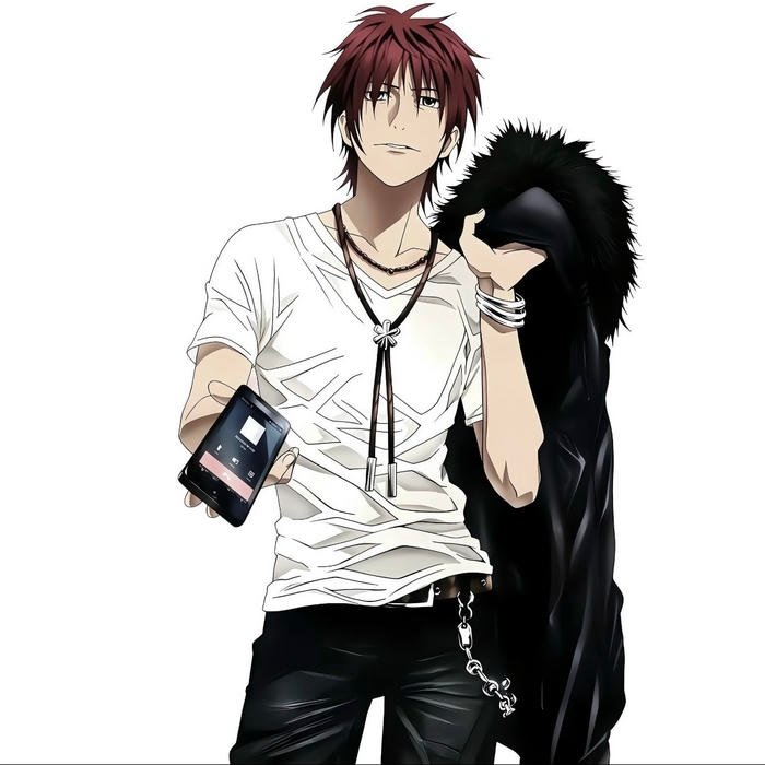 Faint sorrow lingering around calm cold anime pfp presence