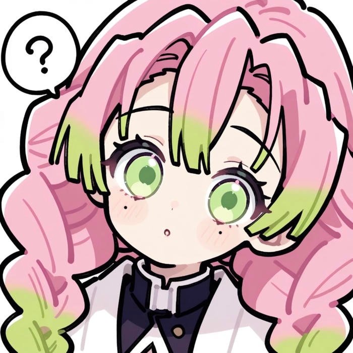Gentle anime character aura presented through mitsuri pfp