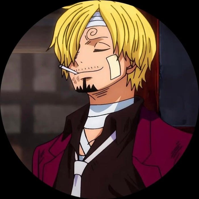 Glossy eye reflections adding life to detailed Sanji pfp
