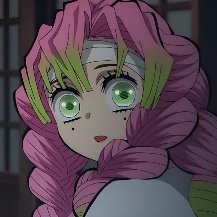 Graceful anime portrait composition used for mitsuri pfp