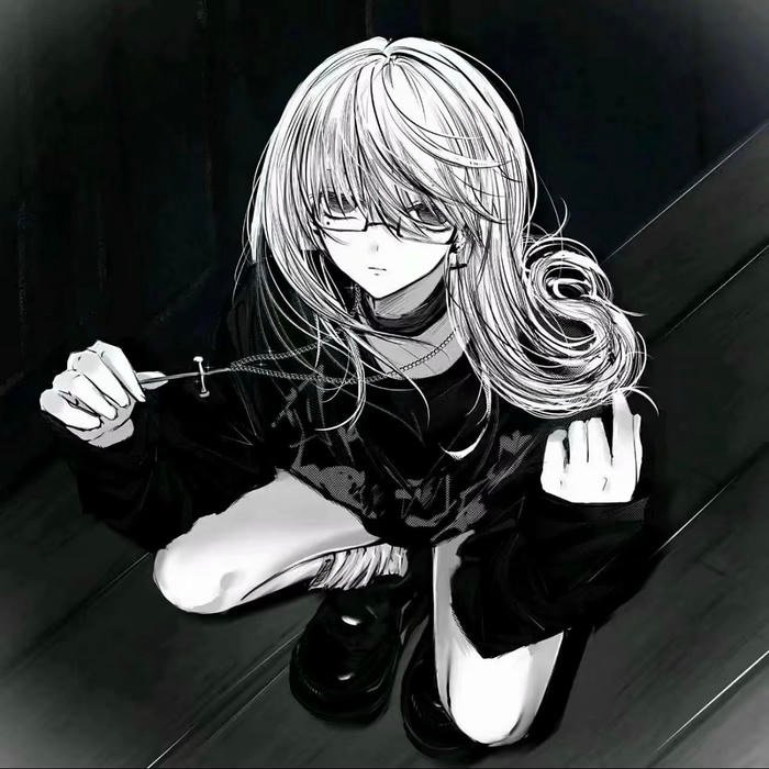 Heavy silence filling the visual space of depressed pfp