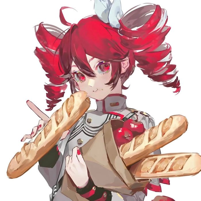 Light-toned anime character made as teto pfp content