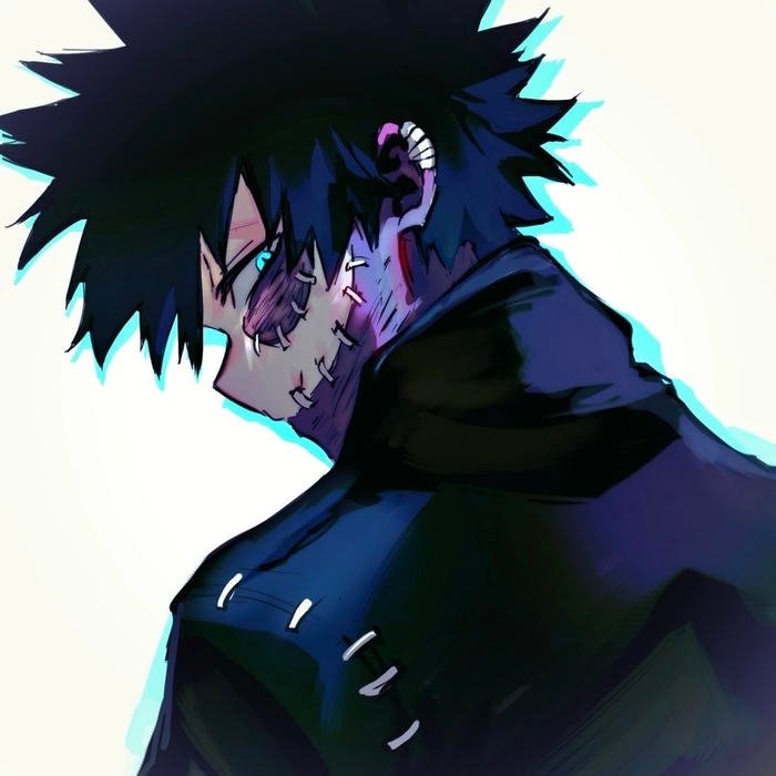Menacing anime presence captured perfectly inside dabi pfp